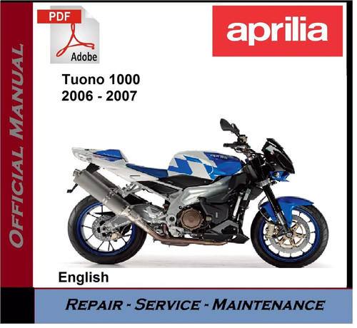 Aprilia tuono 1000 2006 - 1000, 2007