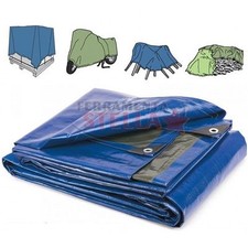 TELO OCCHIELLATO IMPERMEABILE PER COPERTURA PIOGGIA MOTO LEGNA AUTO TELONE