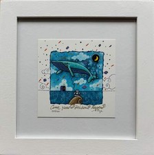 Opera incorniciata: Come piccolo desiderio leggero | Andrea Agostini SERIGRAFIA