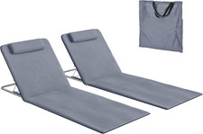 Set 2 Sdraio Da Spiaggia Con