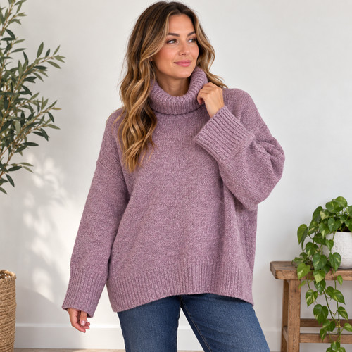 Maglione zara maglia - maglia, grossa