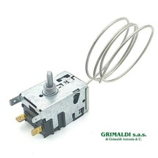 TERMOSTATO 077B6933 CON 2 CONTATTI PER FRIGORIFERO ARISTON INDESIT ORIGINALE