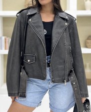 Giubbotto Pelle Biker Chiodo