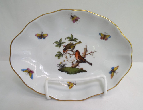 Herend rothschild bird vassoio - herend,