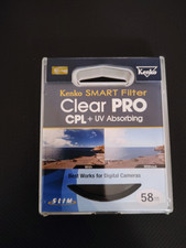 Kenko Clear Pro Slim filtro polarizzatore circolare + UV 58mm con scatola