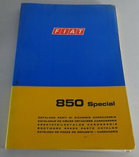Catalogo Ricambi / Parti Catalogo Fiat 850 Special Carrozzeria Stand 09/1969