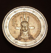 moneta 2 euro rara,Roma