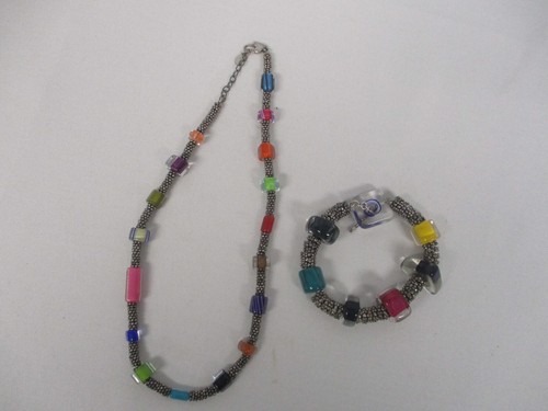 Collana bracciale modernista - collana, e