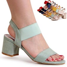 Sandali Peep Toe In Velluto Per Donna Con Tacco Alto