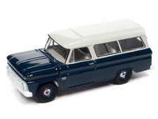 CHEVROLET Suburban - 1966 - blu scuro / bianco - Auto World 1:64