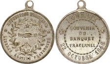 Médaille Roubaix - Souvernir