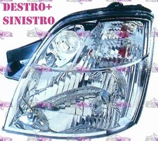 COPPIA FARI FANALE PROIETTORE DX+SX H4 PRED REG ELE KIA PICANTO DAL 2004 AL 2007
