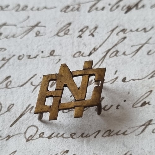 Monogramma lettere ottone - in,