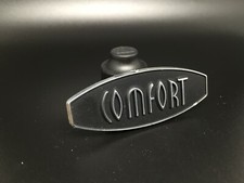 SKODA LOGO COMFORT SIGLA EMBLEMA FREGIO STEMMA SCRITTA TARGHETTA BADGE PLACCA