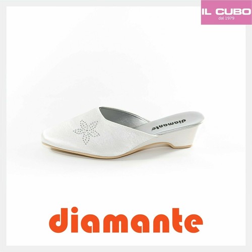 Pantofola donna sposa raso - ,