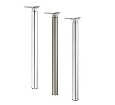 Häfele Gambe Del Tavolo Regolabili In Altezza 700-880 Mm Argento 150 Kg
