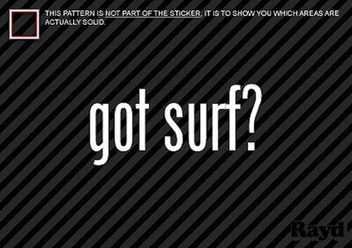 Got surf adesivo - got,