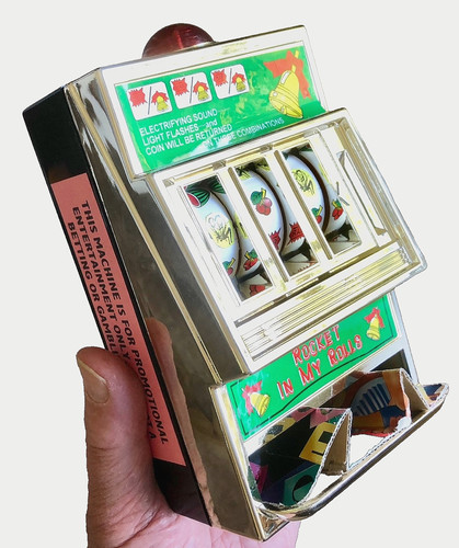 Vintage lighted slot - vintage,