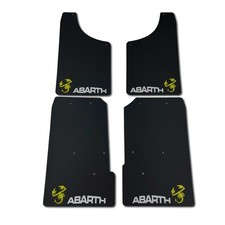 rallyflapZ | Parafanghi e fissaggi per adattarsi ad ABARTH 500 595 695 nero 4 mm PVC *G L-Y&W