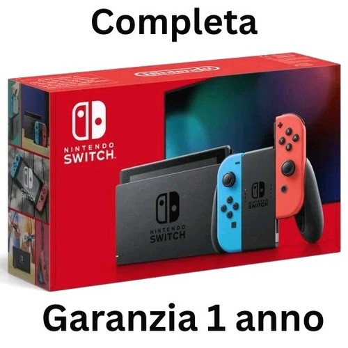 Nintendo switch console - switch, blu