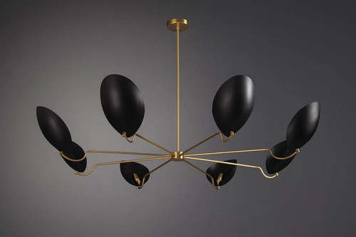 Grande moderno ottone sputnik - grande,