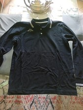 Polo T-SHIRT Maglietta maniche lunghe Robe di Kappa Nera Taglia M