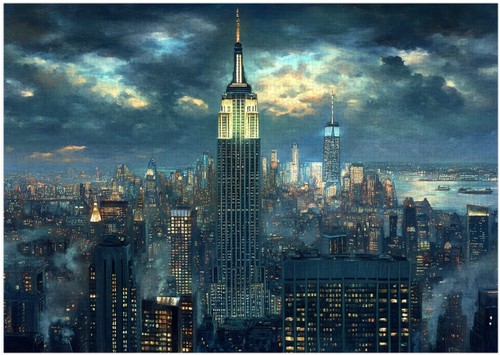 Puzzle empire state building - empire,