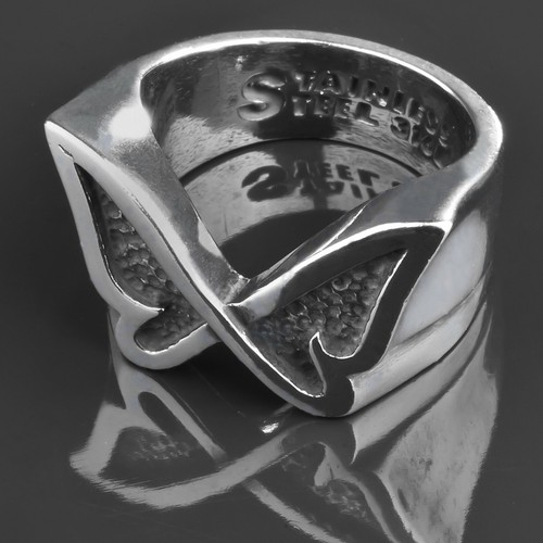 Anello acciaio inox - anello, in