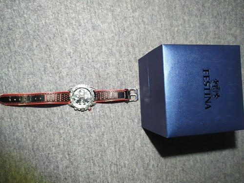 Montre festina homme - homme, rouge