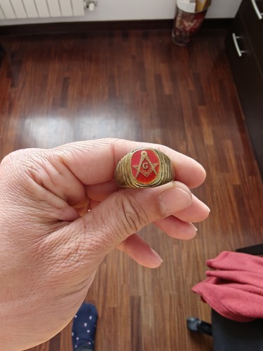Anello massonico non - anello, oro