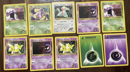 Lotto carte pokemon vintage - lotto,