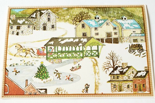 Cartolina natalizia vintage