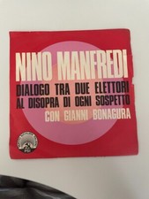 Disco Nino Manfredi Dialogo tra Due Elettori Vinile 45 Giri