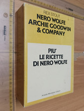REX STOUT NERO WOLFE ARCHIE GOODWIN &COMPANY +COFANETTO OMNIBUS GIALLI MONDADORI