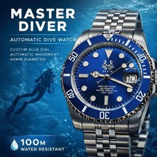Orologio automatico sevin blu - automatico,