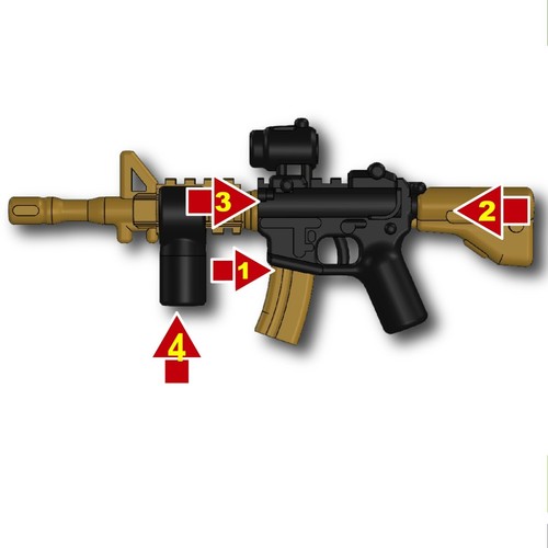 Mk18 mod pack fucile - m4,