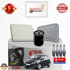 KIT TAGLIANDO FILTRI OLIO CANDELE PER TOYOTA YARIS II 1.3 16V 64KW 87CV DAL 2007