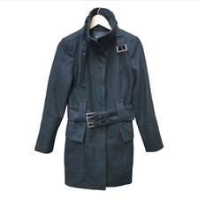 Cappotto Nero Lungo Zara Con