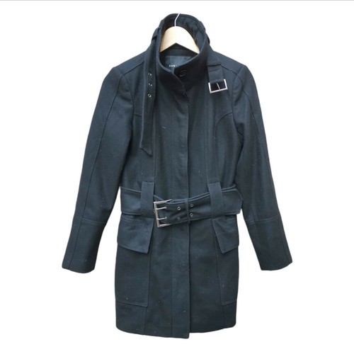 Cappotto nero lungo zara - nero,