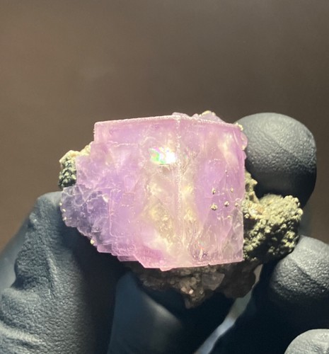 Fluorite con pirite matrice - fluorite,