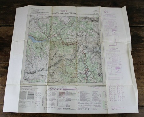 Carta topografica martino - topografica, s.