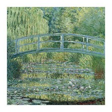 Poster affiche offset Claude Monet, Le bassin aux nymphéas (60x60cm)