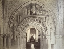 Antica foto albumina porta