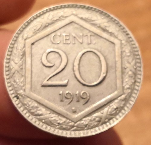 Centesimi 1919 esagono - 20,