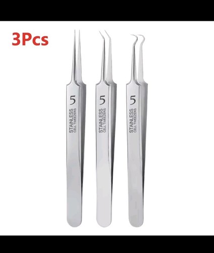 Set pinze precisione inox - set, 3