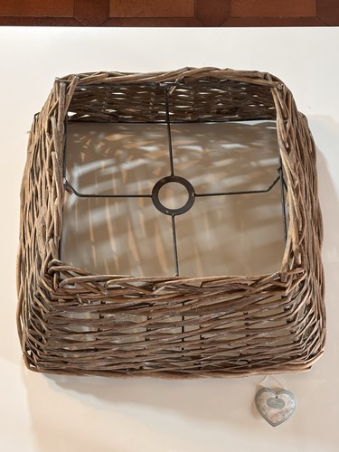 Paralume vimini shabby chic - paralume,
