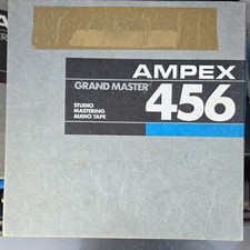 Ampex 456 Audio Tape Studio Mastering 1/2 Inch diametro 25,4 Cm LEGGI BENE 1991