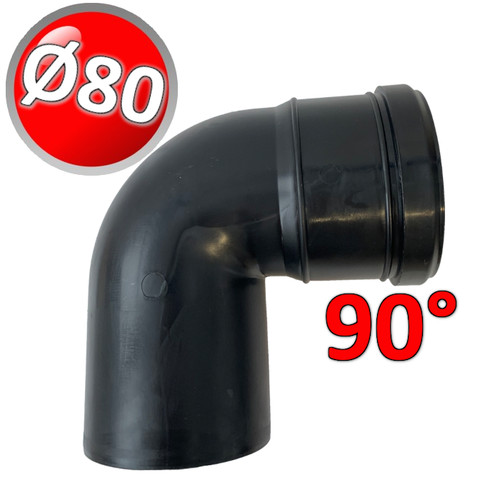 Curva in pps nero ø - pps,