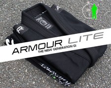Tuta BJJ Gi Uomo Braziliana Jiu Jitsu Uniforme Adulto "Black Armour Lite"