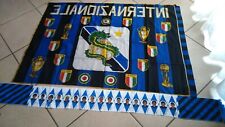 SUPER LOTTO STOK BANDIERA INTER E SCIARPA ANNI 80 PER COLLEZIONISTI VINTAGE 